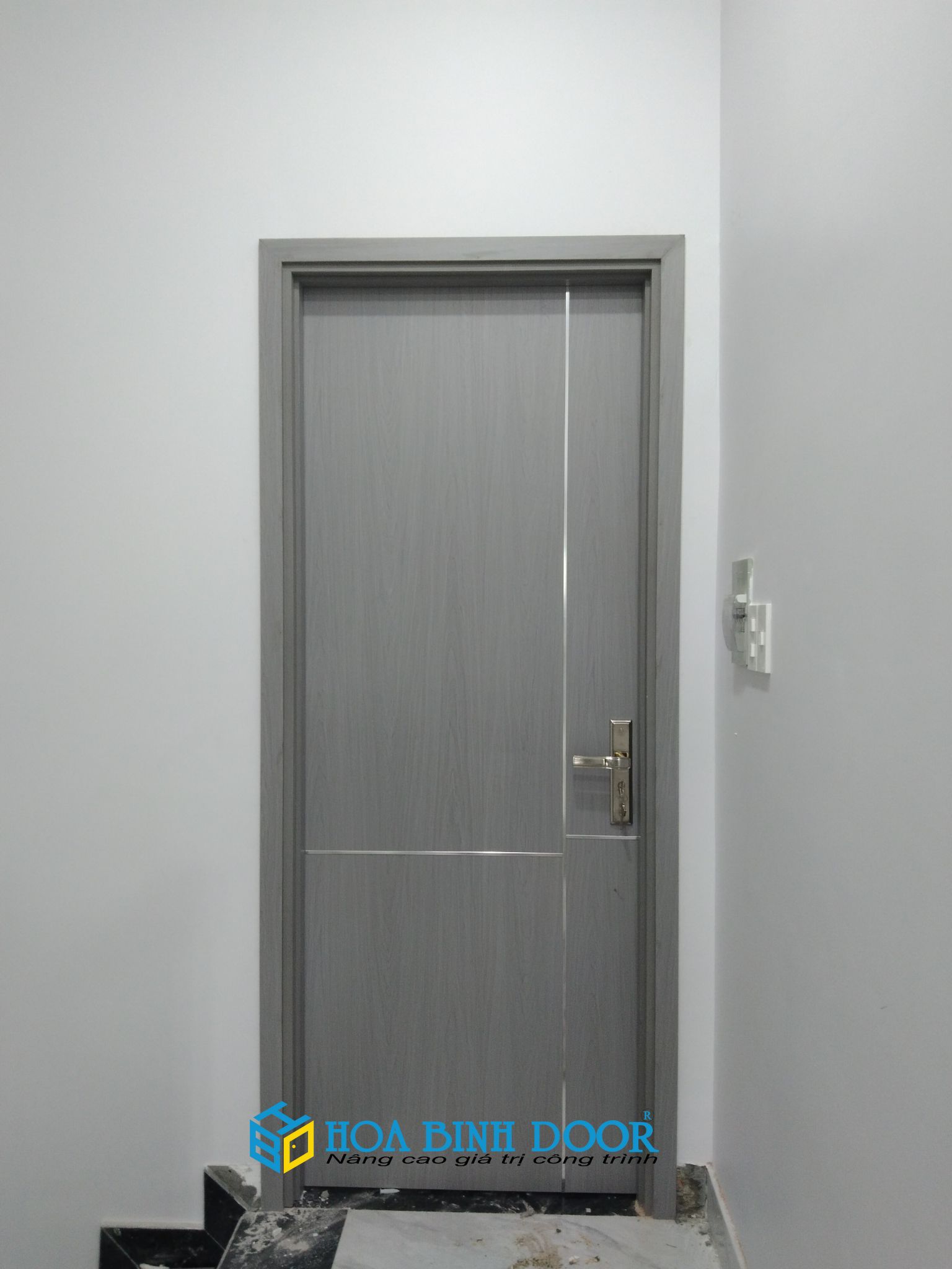 Cửa gỗ công nghiệp MDF Melamine tại quận 8