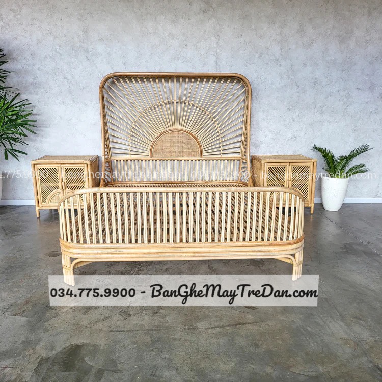 Xưởng làm giường mây tự nhiên chất lượng cao