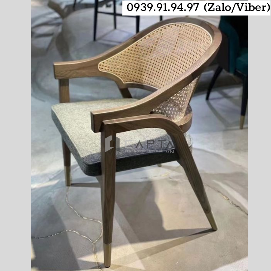 Ghế ăn có nệm cao cấp Wormley Armchair Nội thất CAPTA
