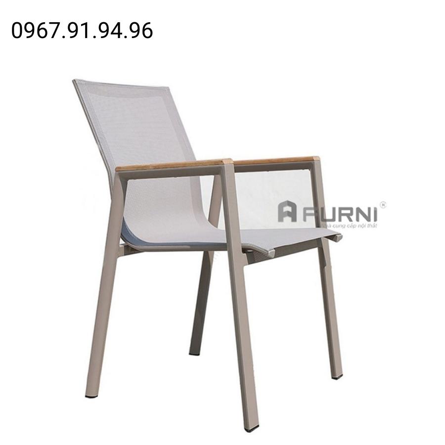 Ghế ngoài trời lưng lưới CC2027A  Nội Thất Furni