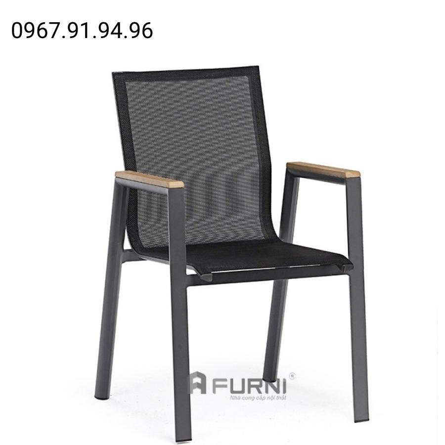 Ghế ngoài trời lưng lưới CC2027A  Nội Thất Furni