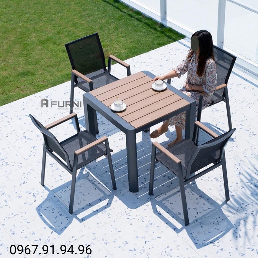 Ghế ngoài trời lưng lưới CC2027A  Nội Thất Furni