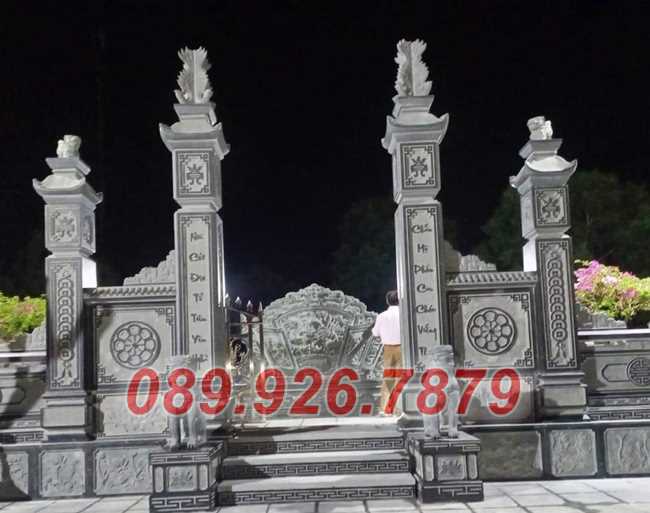 Cổng đá - Mẫu cổng đá tam quan tứ trụ đẹp bán Bình Phước - địa chỉ xây