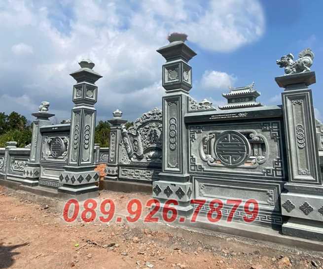 Cổng từ đường - Mẫu cổng từ đường trước sân nhà bằng đá bán Thủ Đức