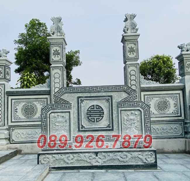Cổng từ đường - Mẫu cổng từ đường trước sân nhà bằng đá bán Thủ Đức