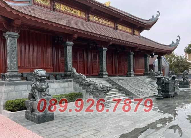 Cổng từ đường - Mẫu cổng từ đường trước sân nhà bằng đá bán Thủ Đức
