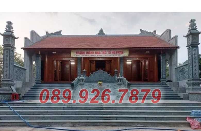 Mẫu cổng đá tam quan tứ trụ khu lăng mộ bán Bình Dương - Mẫu cổng đá