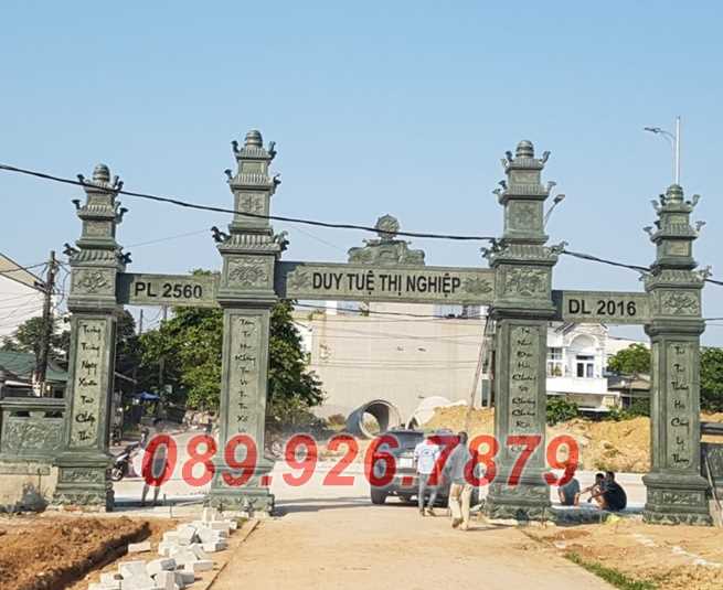 Cổng lăng mộ - Mẫu cổng khu lăng mộ bằng đá đẹp bán Gia lai