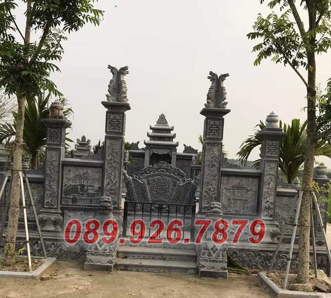 Cổng lăng mộ - Mẫu cổng khu lăng mộ bằng đá đẹp bán Gia lai