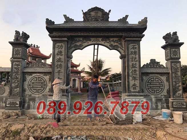 Mẫu cổng nhà thờ miếu chùa bằng đá đẹp bán Khánh Hòa - Cổng đá đẹp