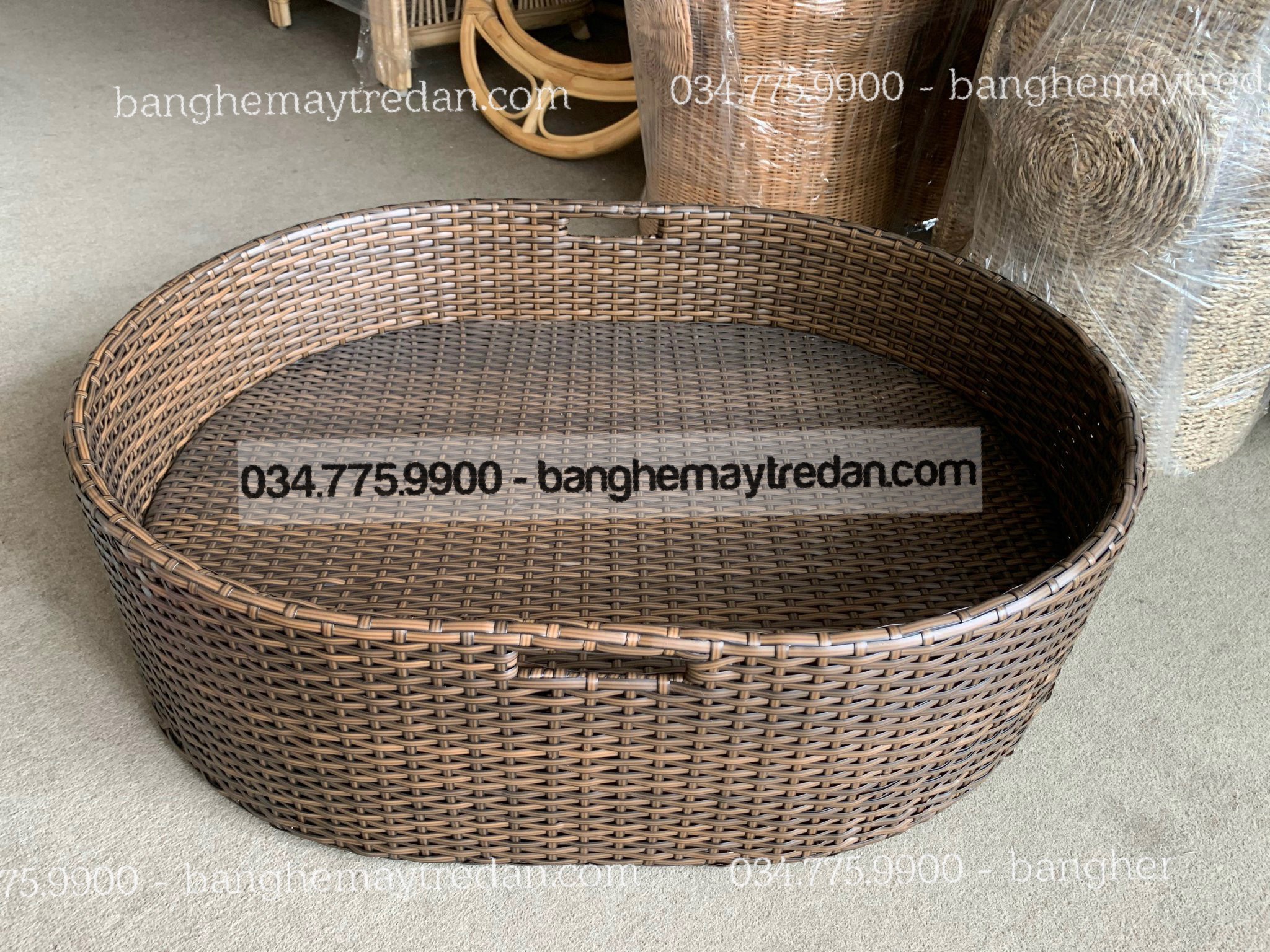 Khay đựng đồ ăn bể bơi - Bàn ghế mây tre đan