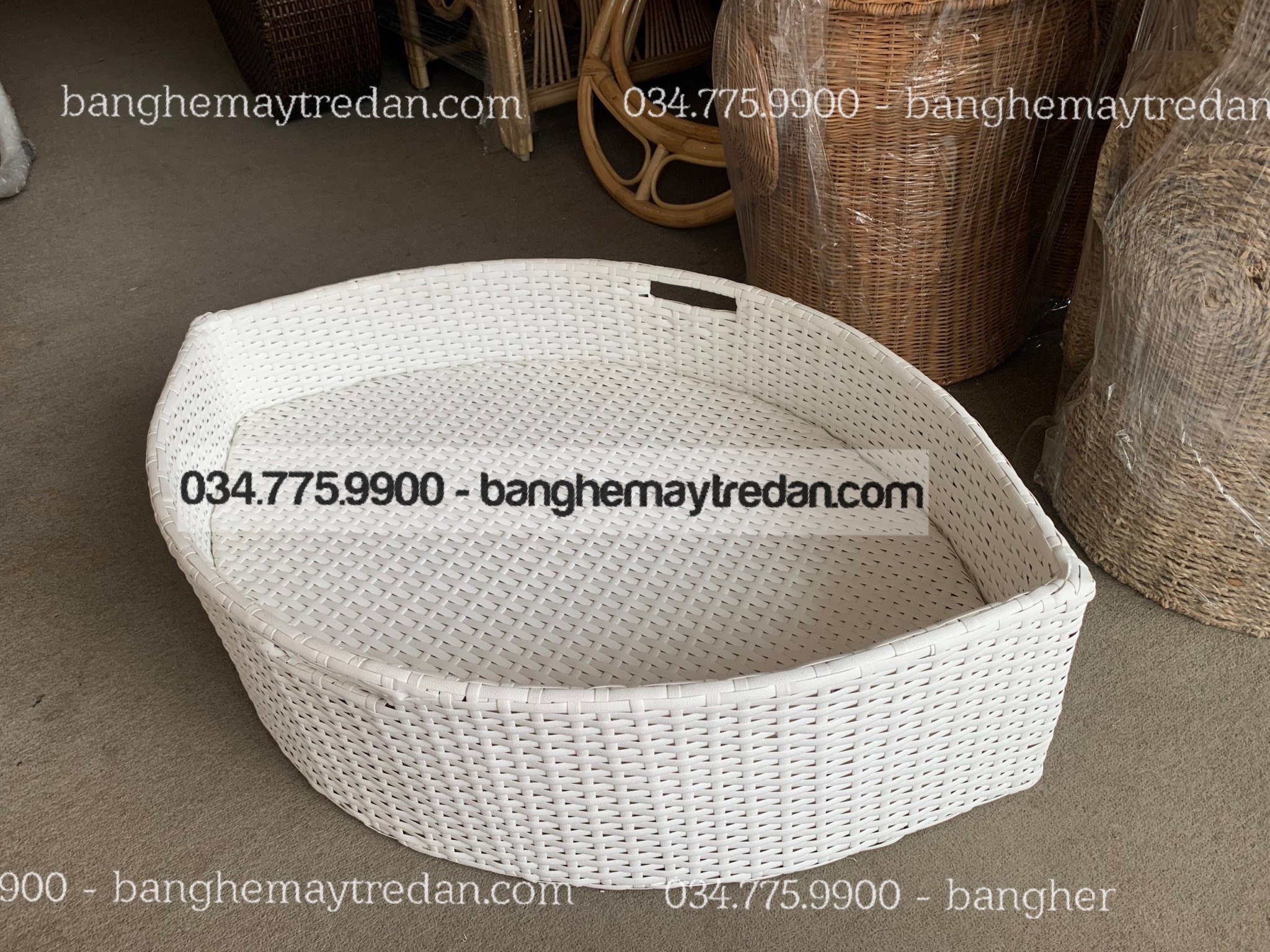 Khay đựng đồ ăn bể bơi - Bàn ghế mây tre đan