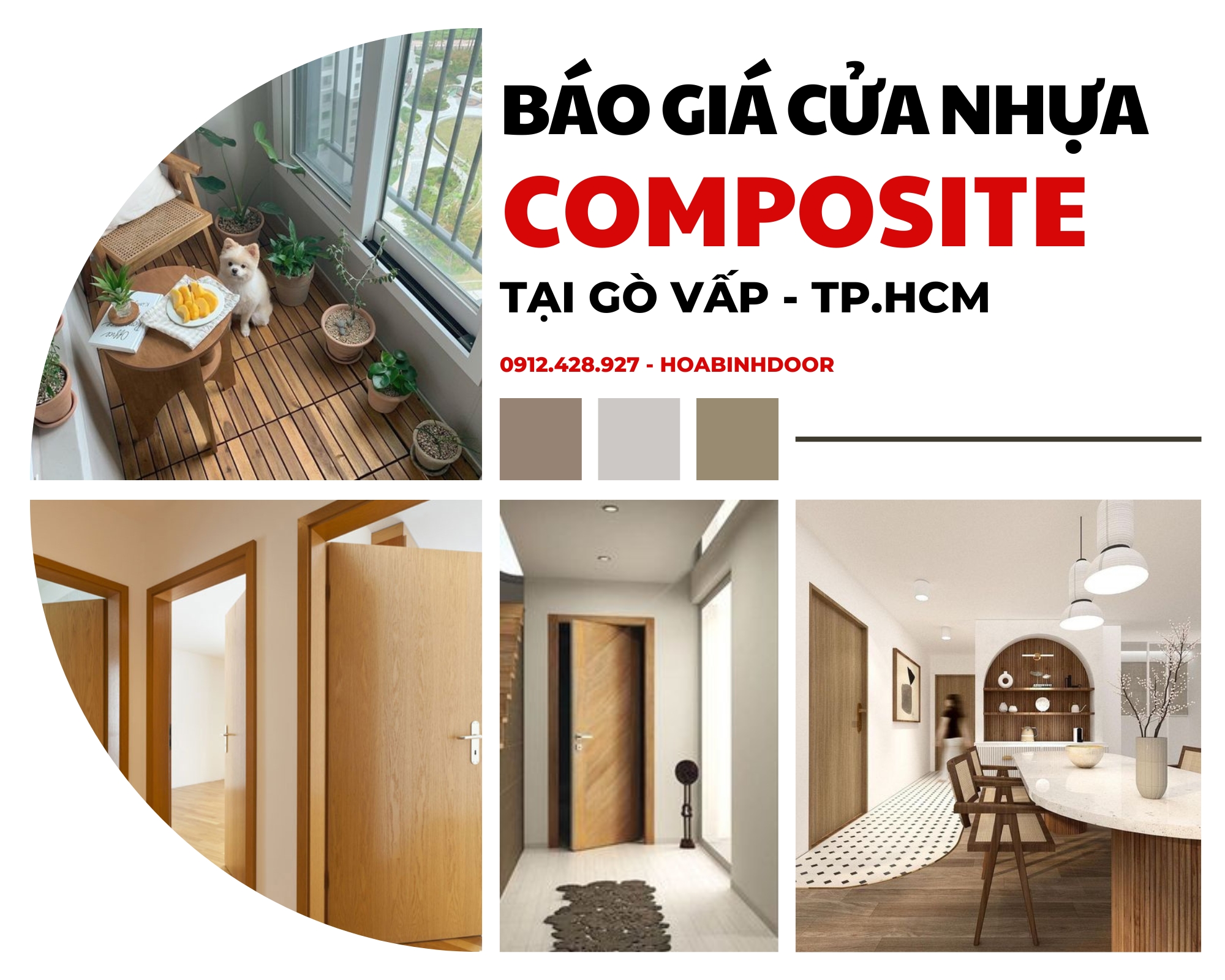 Cửa nhựa Composite tại Gì Vấp  Xu hướng cửa hiện đại