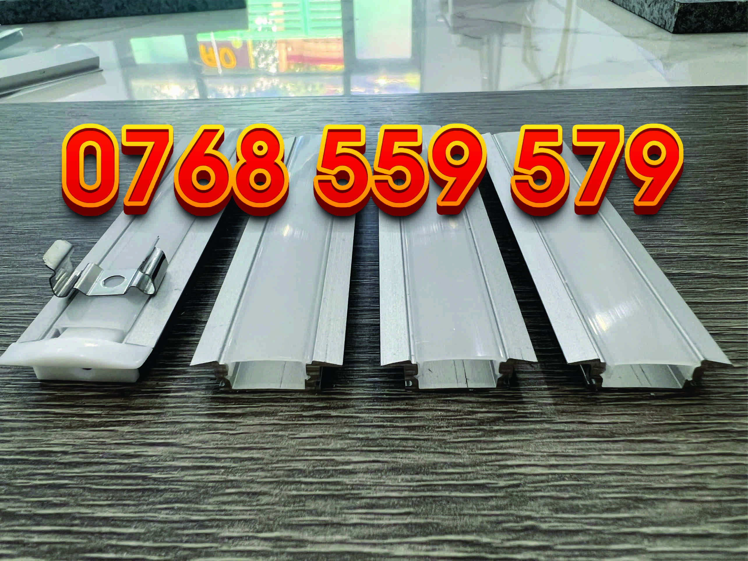 Thanh nhôm led - Led trang trí kệ tủ - Nhôm led kệ bếp