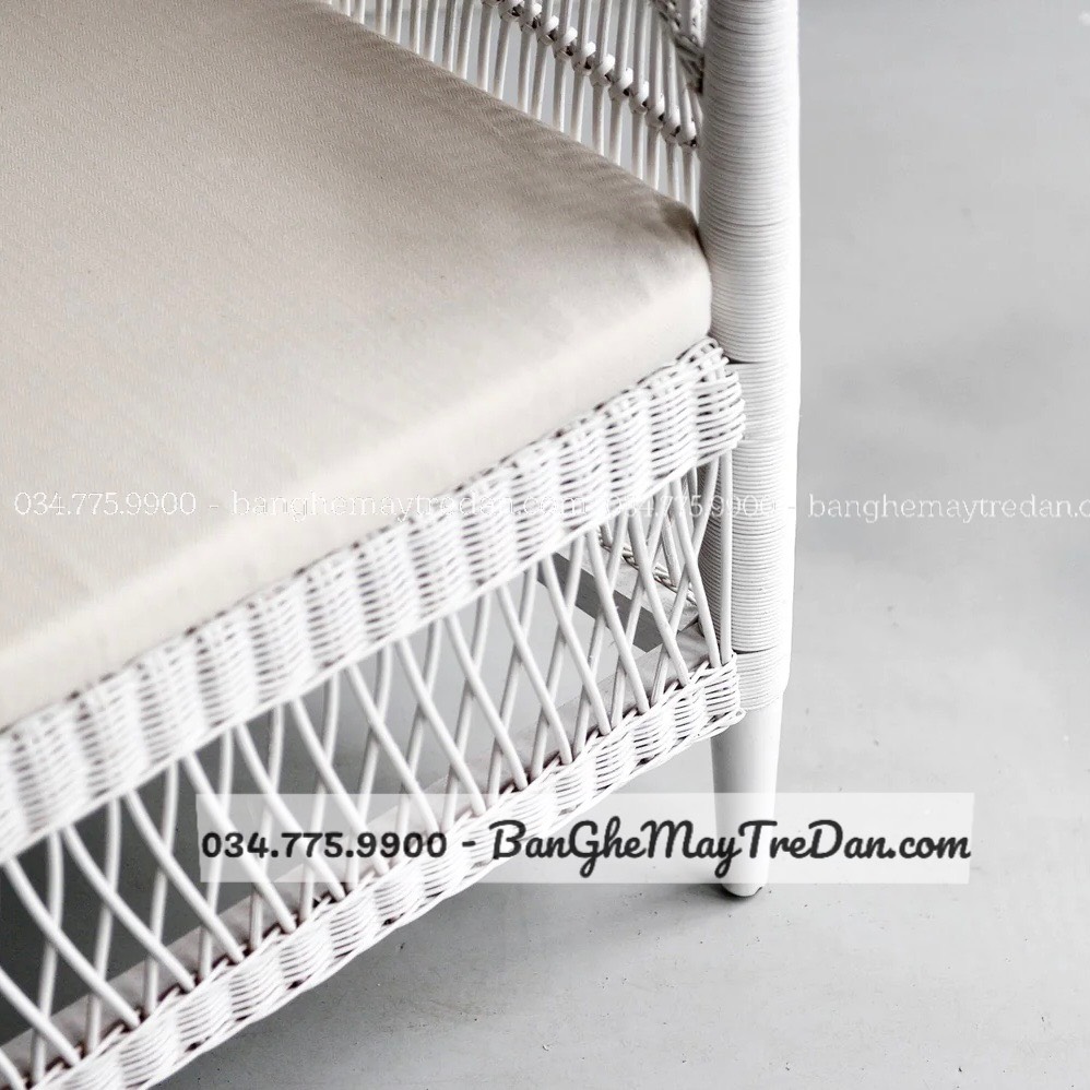 Ghế sofa mây 2 chỗ ngồi - Bàn ghế mây tre đan
