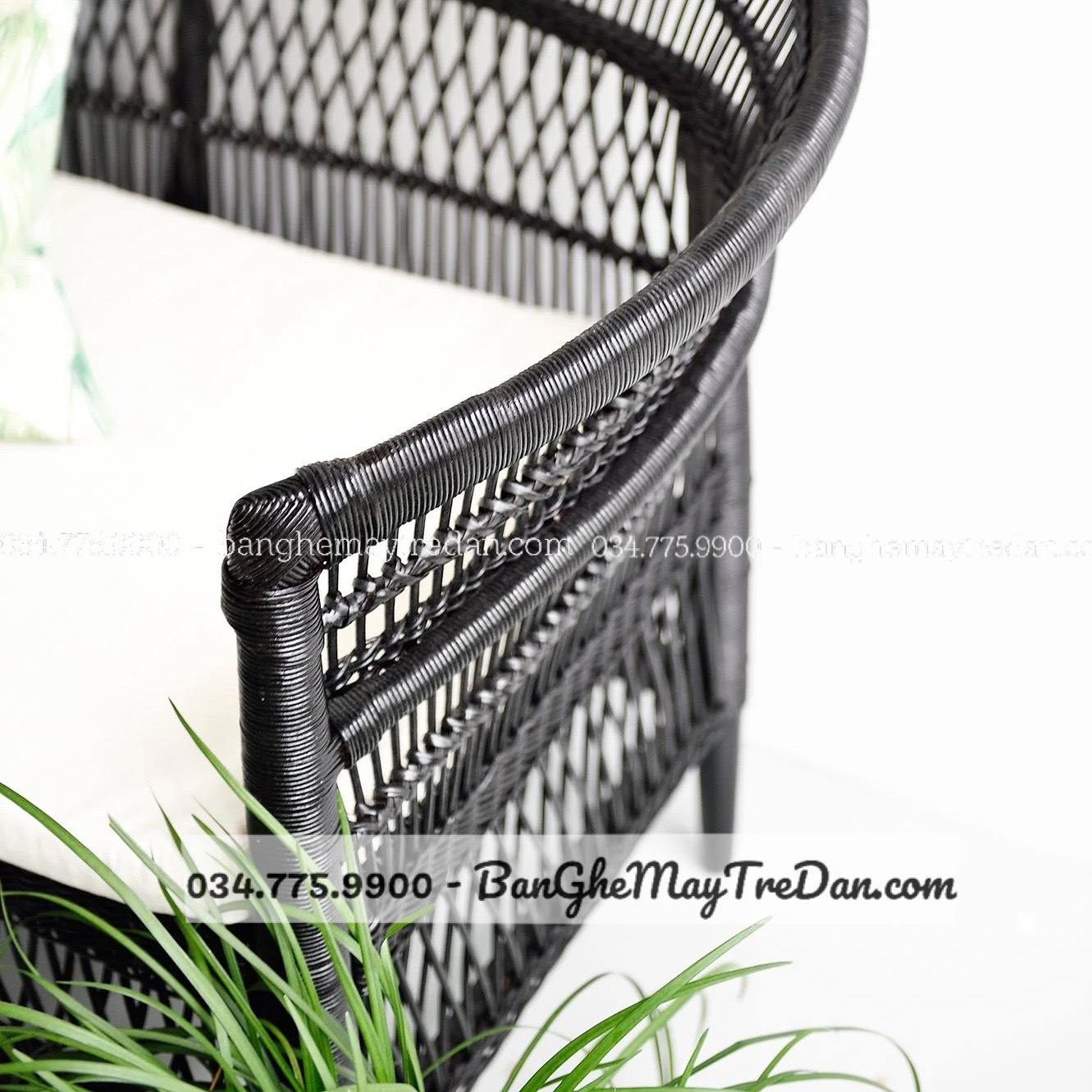 Ghế sofa mây 2 chỗ ngồi - Bàn ghế mây tre đan