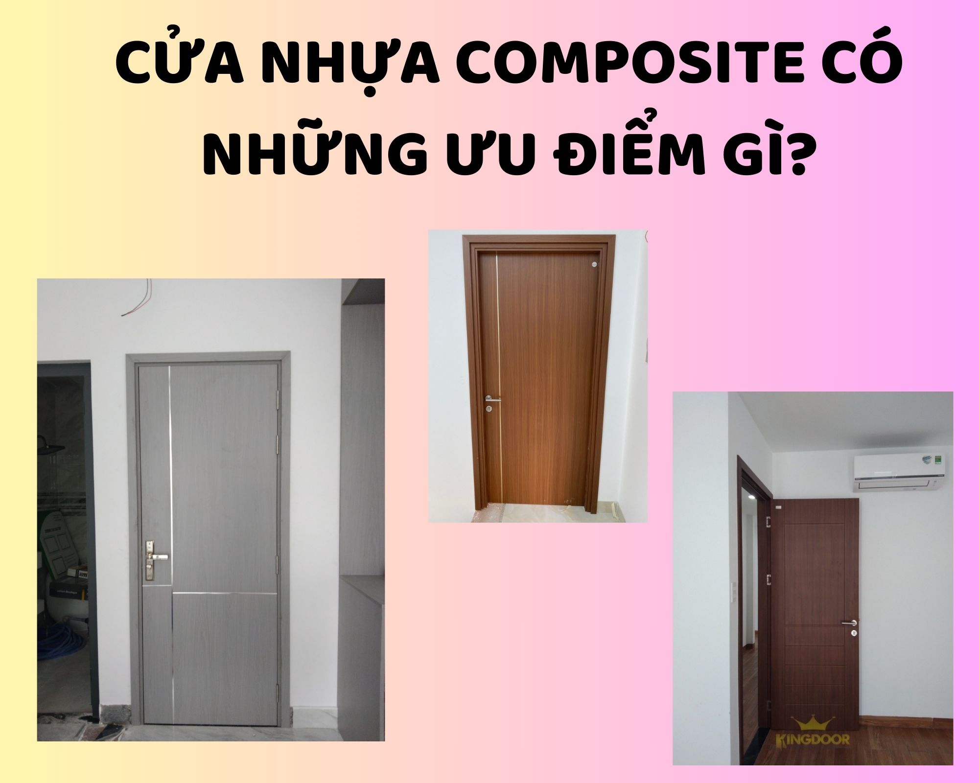 ưu điểm và hạn chế của cửa nhựa composite