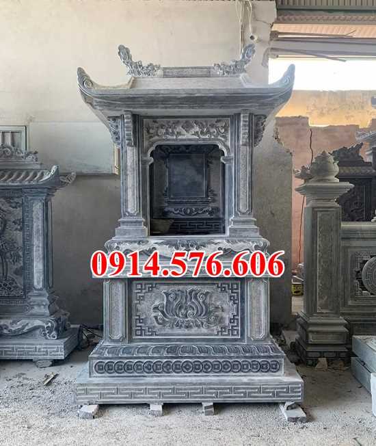 03 miếu thờ đá xanh bán bình định, ngoài trời thờ ông thiên địa