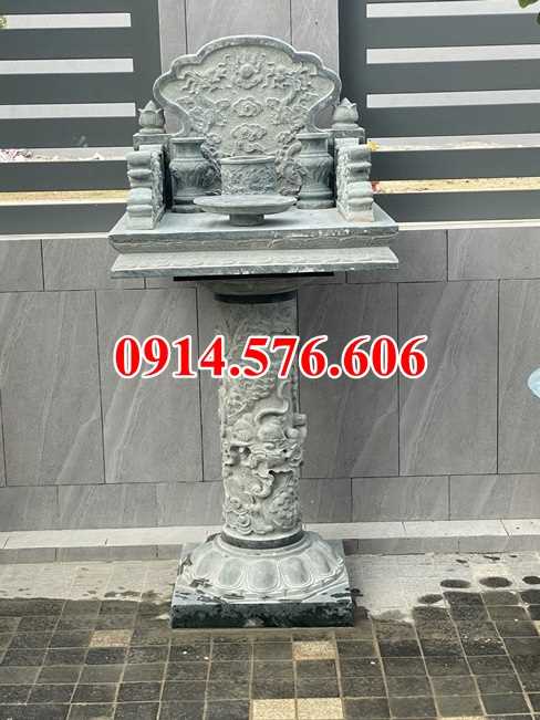 08 mẫu miếu thờ đá điêu khắc bán kon tum, nhà linh ngoài trời