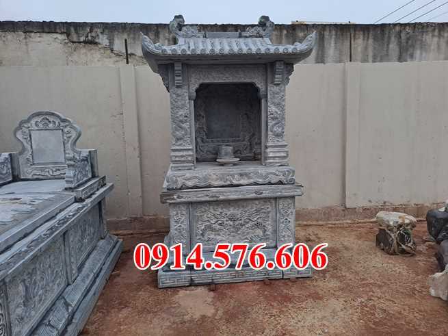 08 mẫu miếu thờ đá điêu khắc bán kon tum, nhà linh ngoài trời