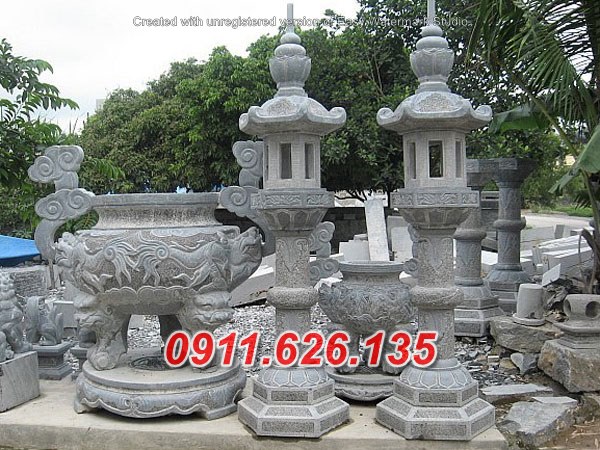 Mẫu lư đỉnh hương đá nguyên khối cao cấp bán tại Kiên giang 64