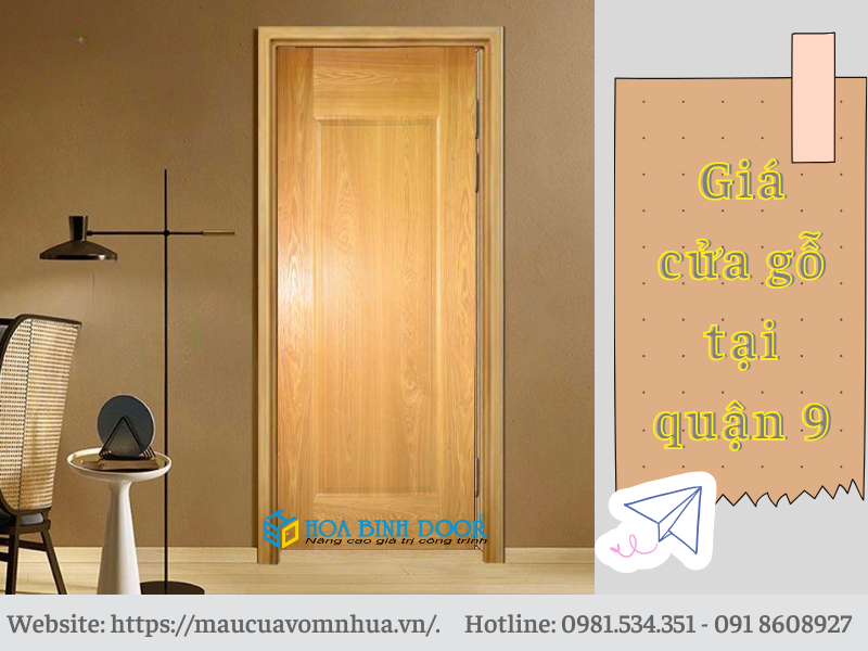 Giá cửa gỗ tại quận 9 - Cửa gỗ công nghiệp MDF