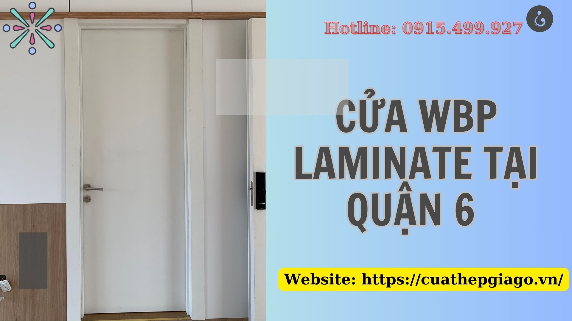 Cửa WBP Laminate tại Quận 6 - Cửa gỗ chịu nước