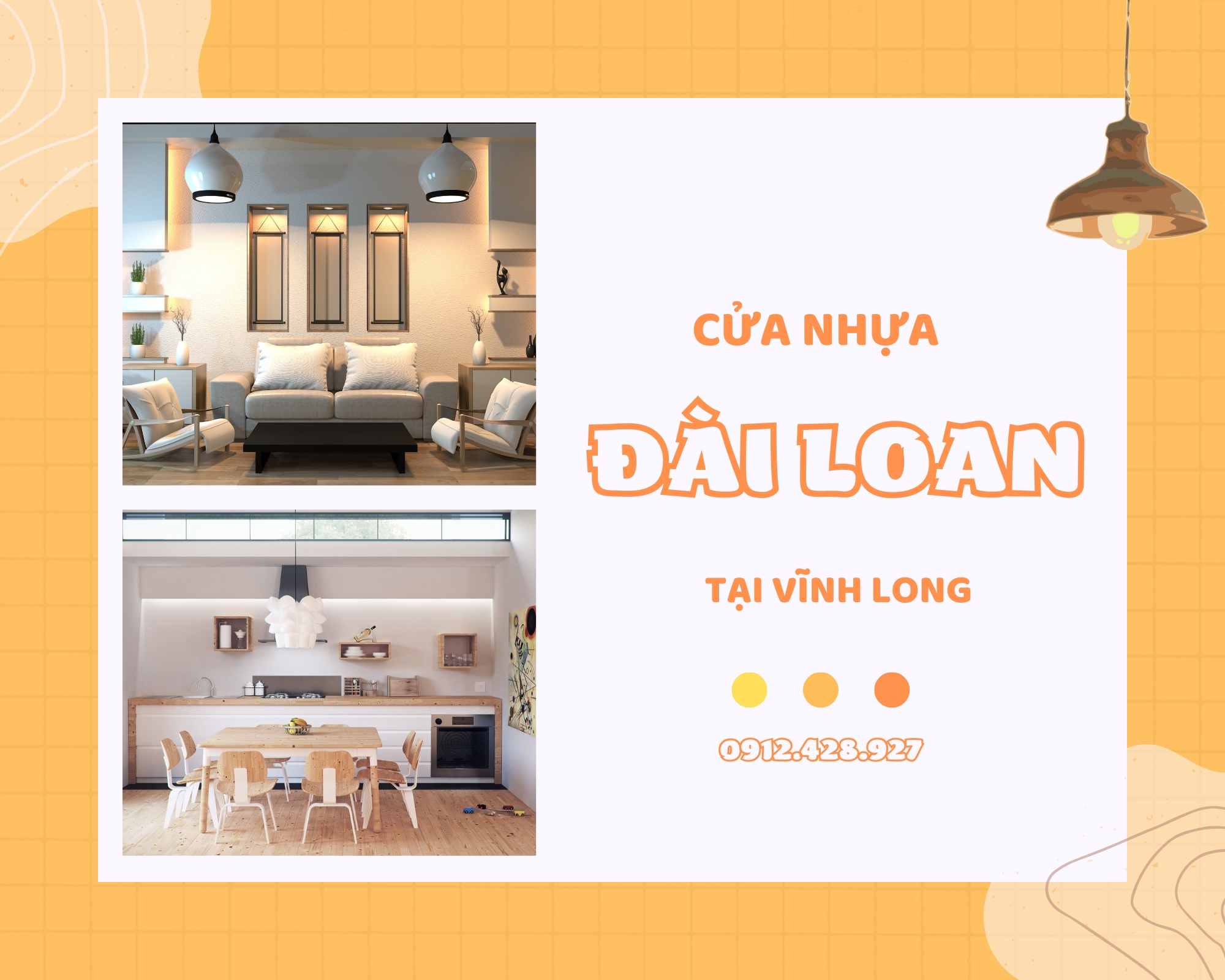 Cửa nhựa Đài Loan tại Vĩnh Long  Cửa nhựa giá rẻ