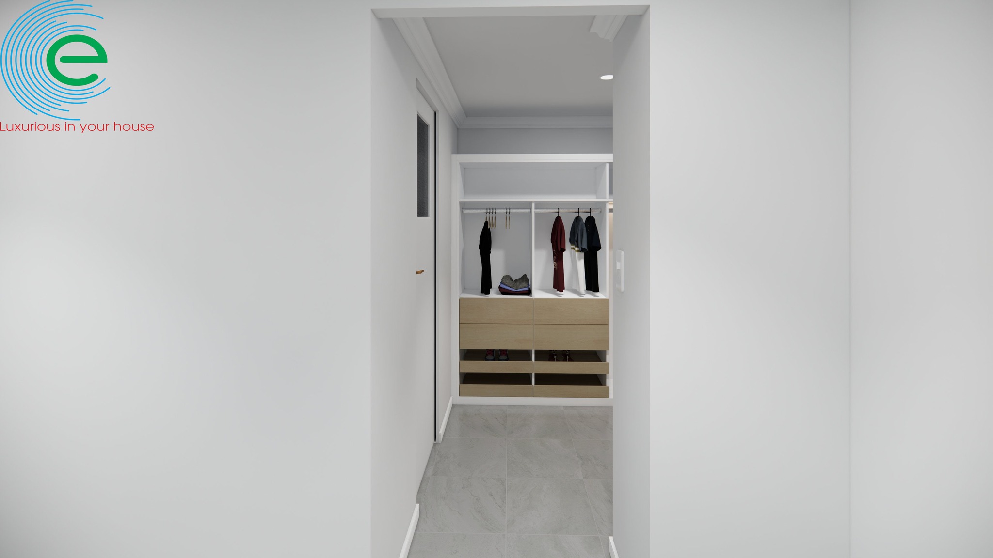 Tủ quần áo- Ecofa Thiết kế gia công tủ quần áo tại Tp.HCM