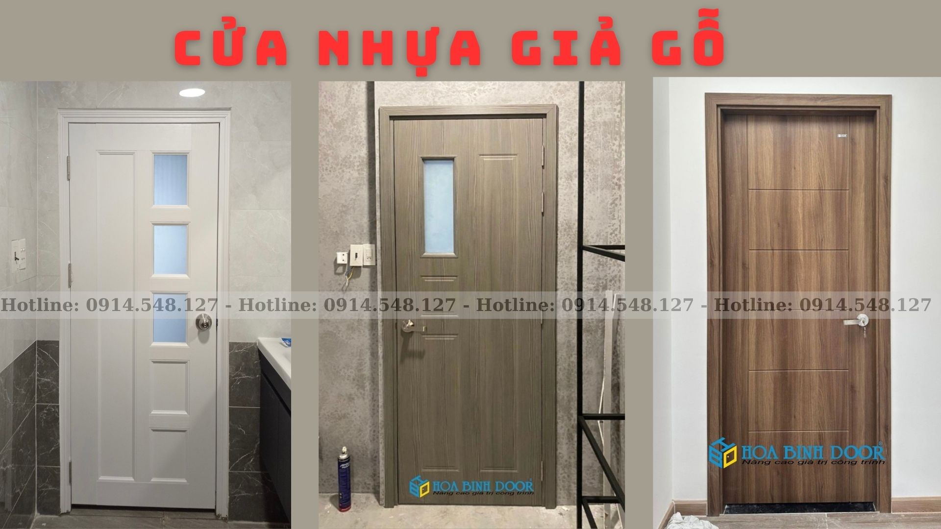 Cửa nhựa ABS tại Bình Chánh - Cửa nhựa Hàn Quốc