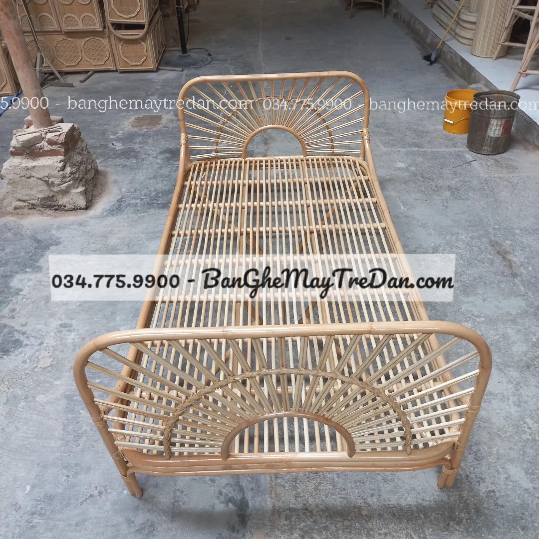 Xưởng làm giường ngủ bằng mây tự nhiên cao cấp
