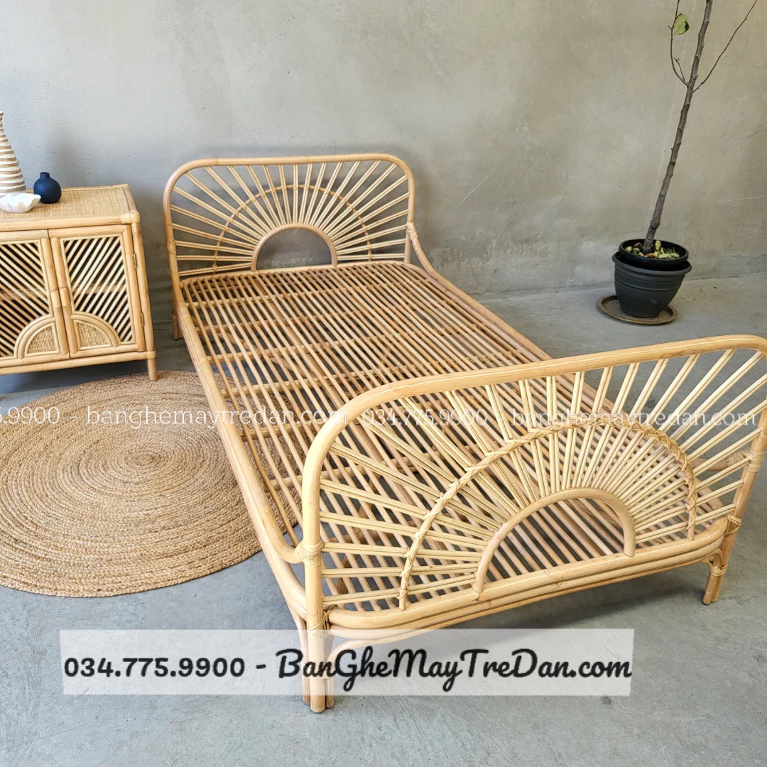 Xưởng làm giường ngủ bằng mây tự nhiên cao cấp