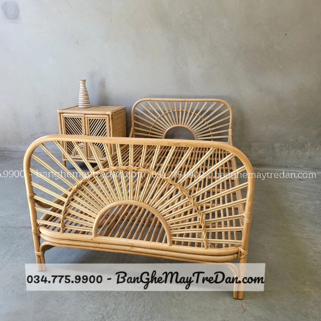 Xưởng làm giường ngủ bằng mây tự nhiên cao cấp