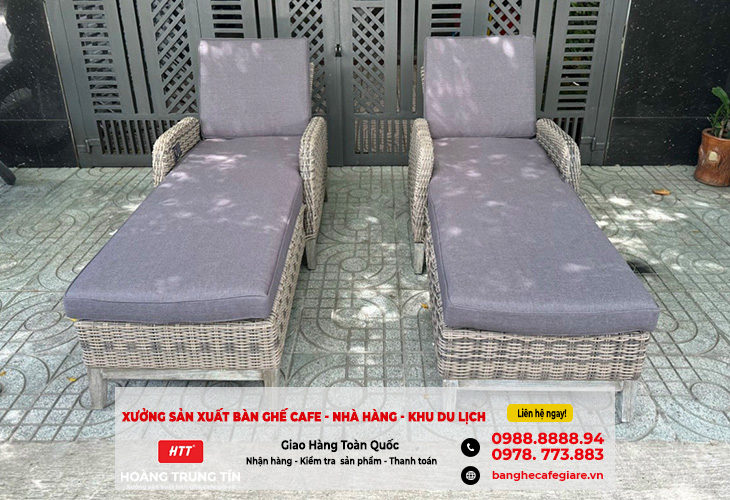 Bộ bàn ghế nhựa giả mây giá thanh lý, rất hợp mở quán cafe ở Quận 12