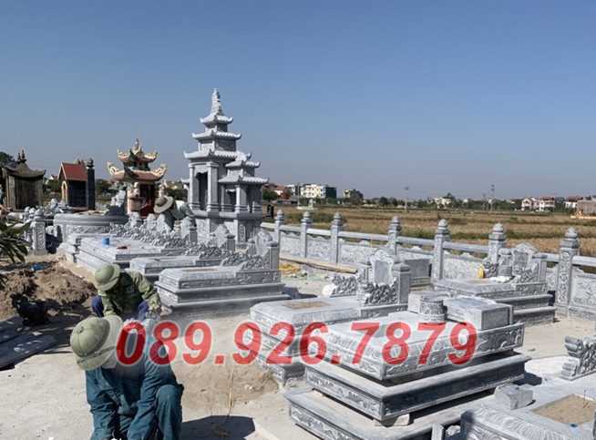 Nghĩa trang đá - Mãu nghĩa trang đá ông bà cha mẹ giá rẻ bán Long An