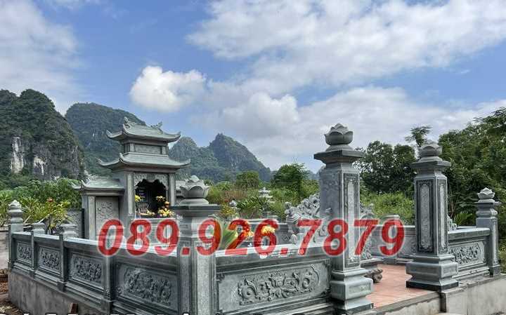 Nghĩa trang đá - Mãu nghĩa trang đá ông bà cha mẹ giá rẻ bán Long An