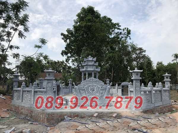 Nghĩa trang đá - Mẫu nghĩa trang đá phu thê đẹp rẻ bán Sóc Trăng
