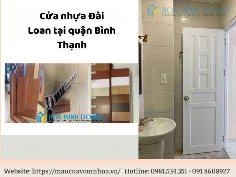 Cửa nhựa Đài Loan tại quận Bình Thạnh