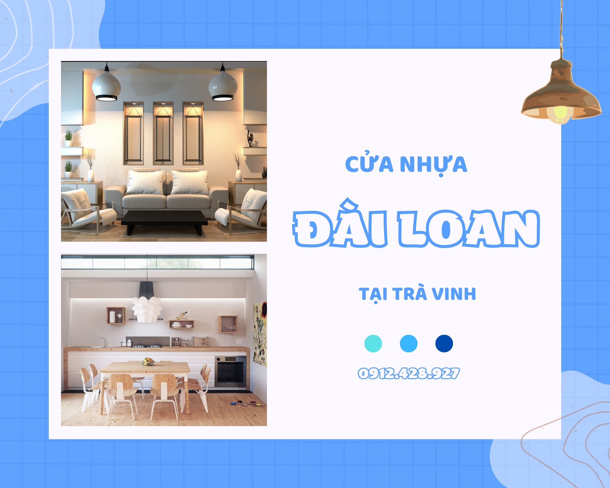 Cửa nhựa Đài Loan tại Trà Vinh  Cửa nhựa nhà vệ sinh