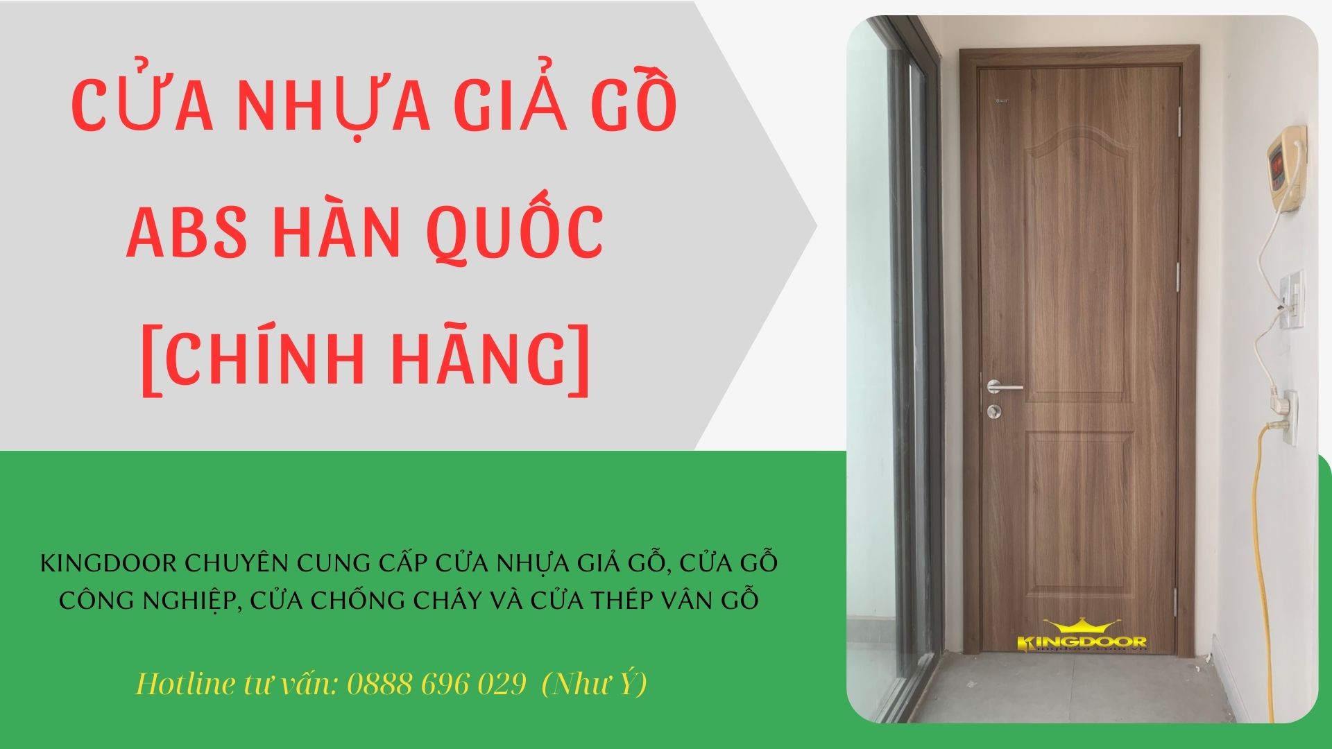 Cửa nhựa giá rẻ nhựa giả gỗ ABS Hàn QUốc tại quận 9