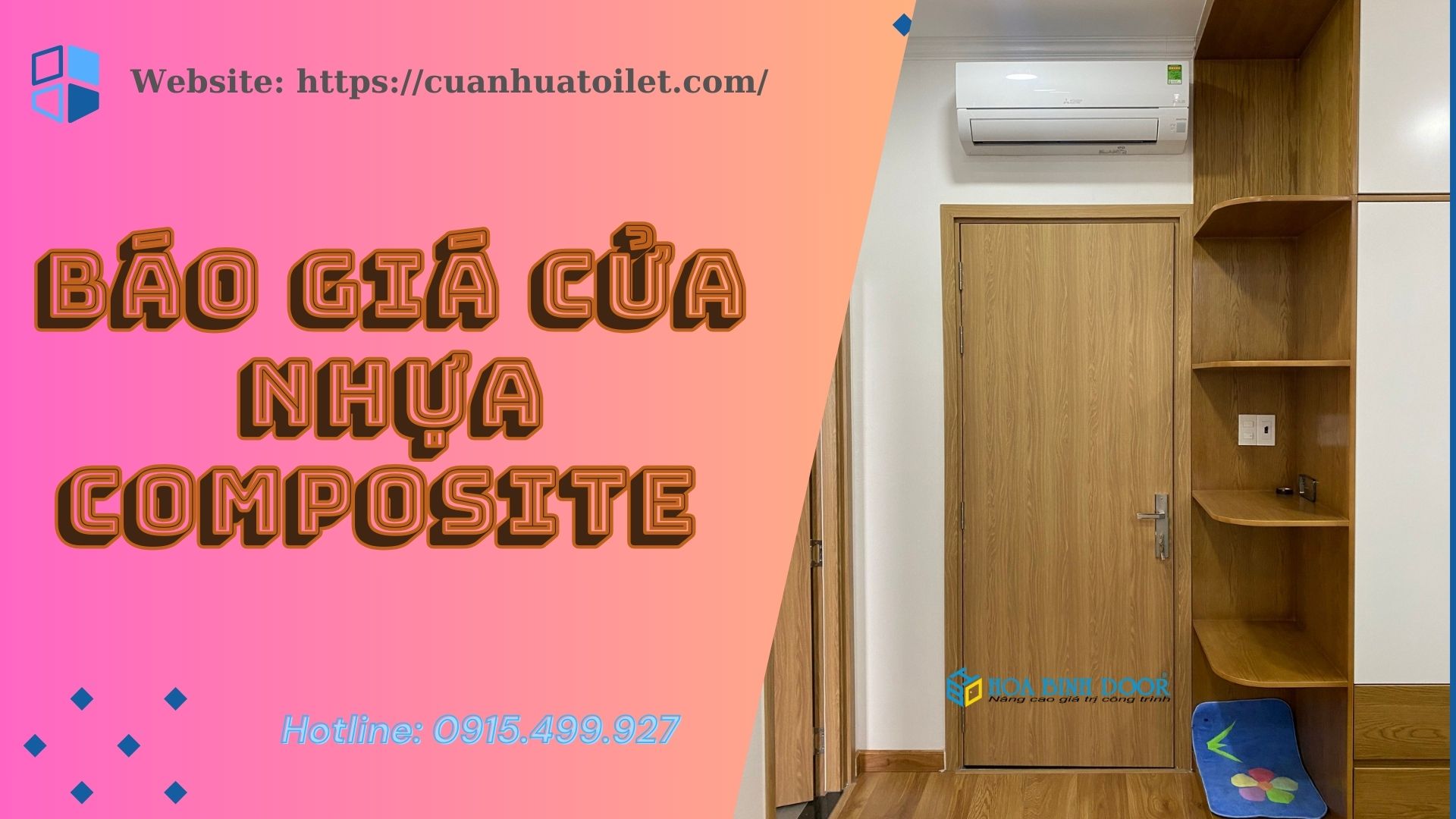 Báo giá cửa nhựa gỗ Composite tháng 8/2023 - Cửa nhựa giả gỗ