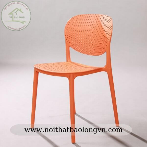 Ghế cafe nhựa đúc lỗ Pony giá rẻ  tại tp HCM