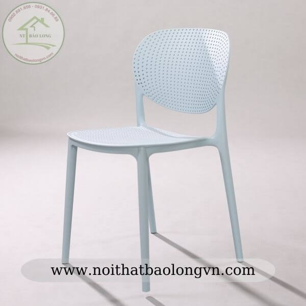 Ghế cafe nhựa đúc lỗ Pony giá rẻ  tại tp HCM