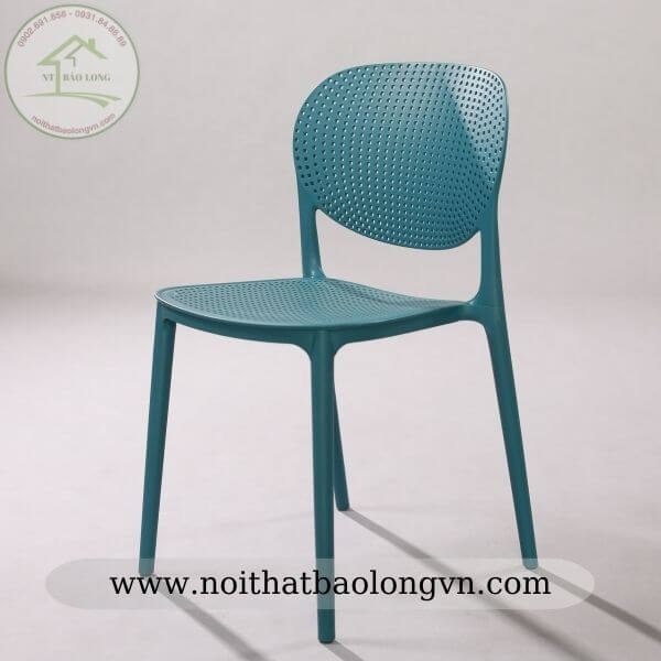 Ghế cafe nhựa đúc lỗ Pony giá rẻ  tại tp HCM