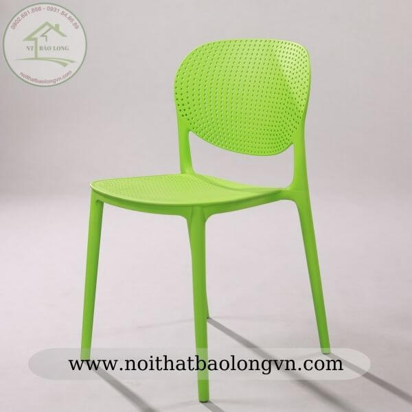 Ghế cafe nhựa đúc lỗ Pony giá rẻ  tại tp HCM