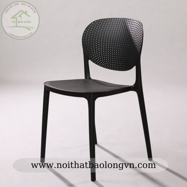Ghế cafe nhựa đúc lỗ Pony giá rẻ  tại tp HCM