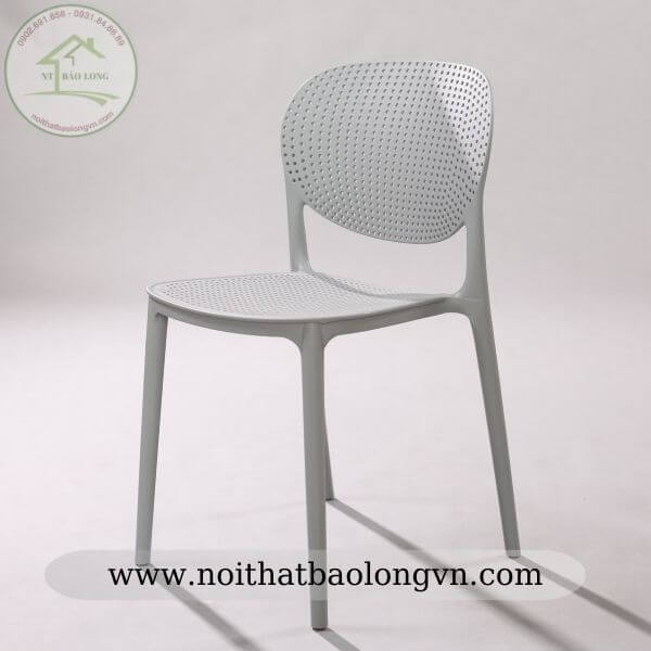 Ghế cafe nhựa đúc lỗ Pony giá rẻ  tại tp HCM