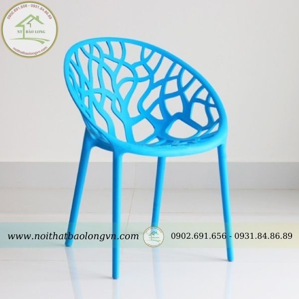 Ghế nhựa đúc Crystal nhiều màu sẵn tại HCM