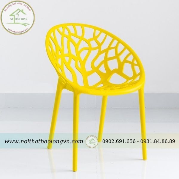 Ghế nhựa đúc Crystal nhiều màu sẵn tại HCM