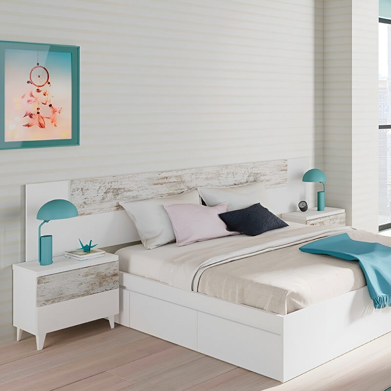 Mẫu giường ngủ gỗ MDF - 15+ mẫu giường ngủ đẹp giá rẻ